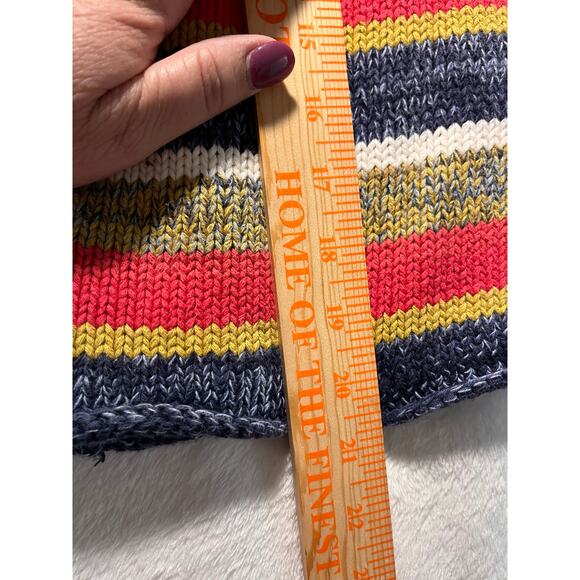 Telluride Clothing Co Striped Cotton Sweater Size LRG Retro Fall Knit Pullover - Picture 6 of 9
